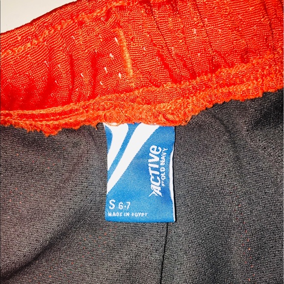 Old Navy Orange Active Shorts (6-7yrs.) - Picture 3 of 4